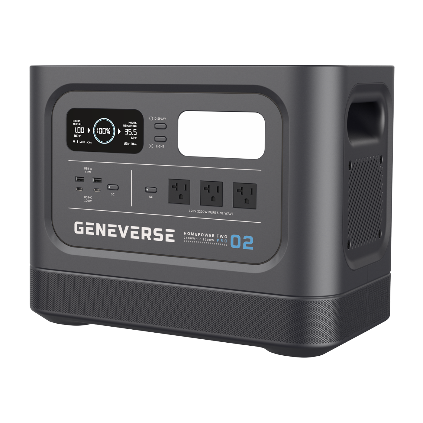 Geneverse HomePower TWO PRO Solar Generator Bass Pro Shops
